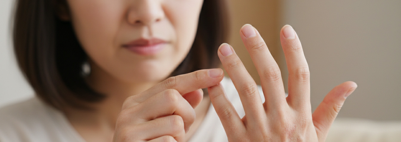 手湿疹に悩んでいる人