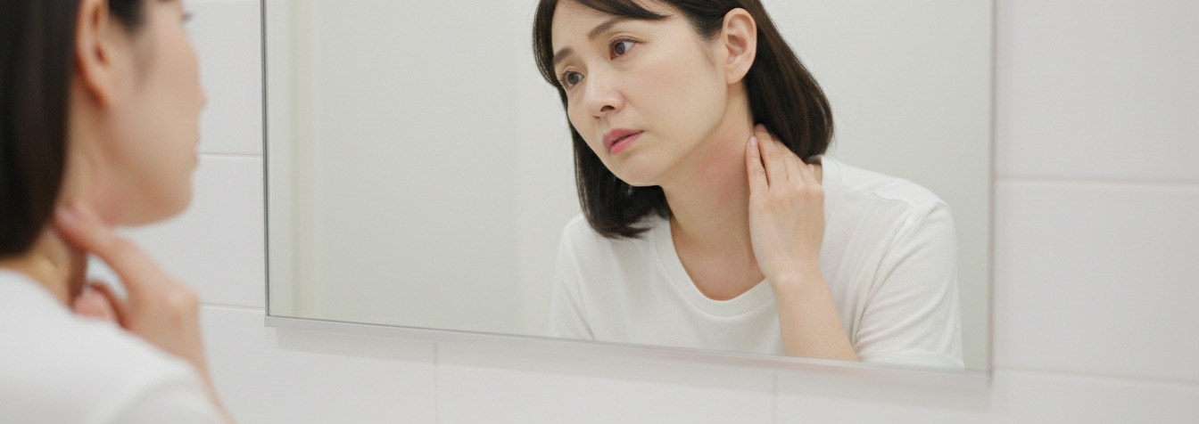 帯状疱疹に悩んでいる人の画像